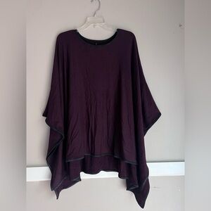 Capote Purple Garment with Black Trim